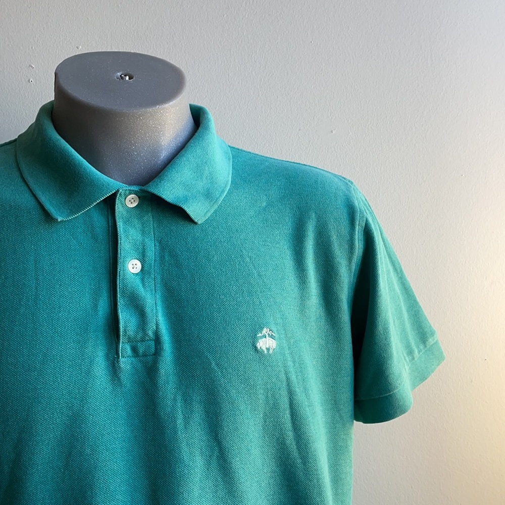 Brooks Brother’s Polo Shirt XL Turquoise .